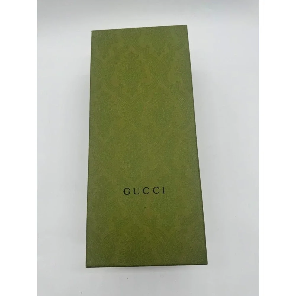 Gucci Green Damask Shoe Box with Dust Bag and Care Booklet Luxury Storage